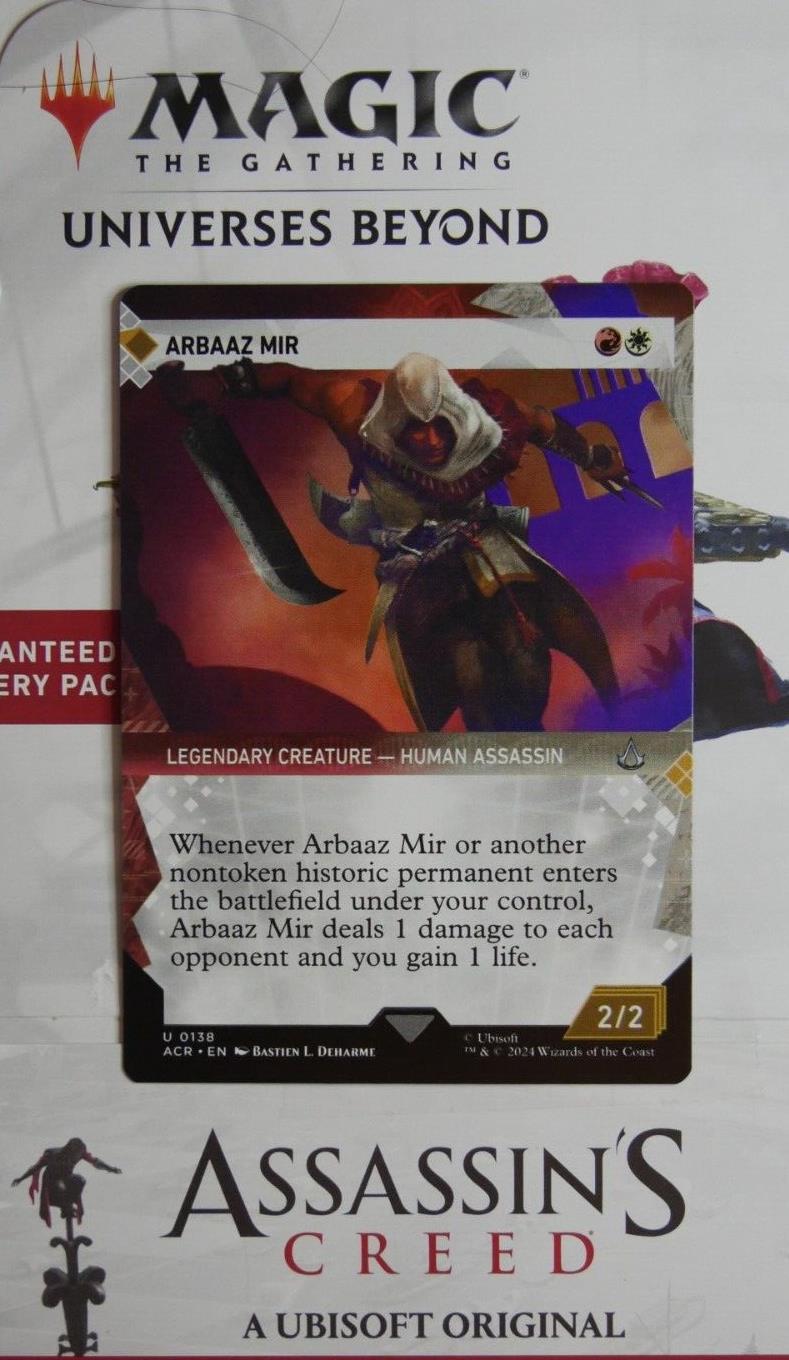 Arbaaz Mir Assassin’s Creed showcase MTG card 138
