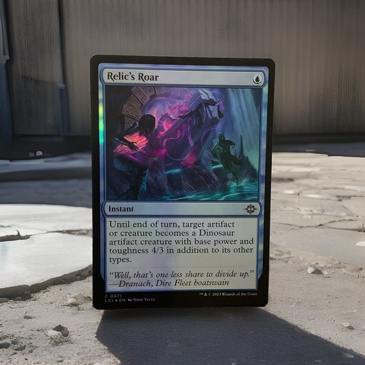 Relic’s Roar MTG Lost Caverns of Ixalan foil common 0071 card