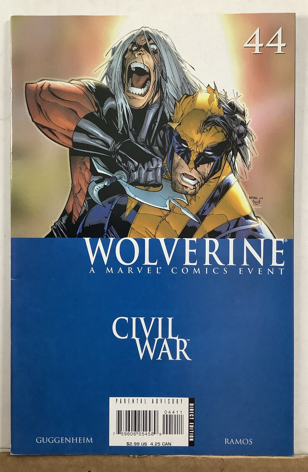 Wolverine #44 (2006) — Marvel Newsstand, Civil War, Wolverine vs. Nitro