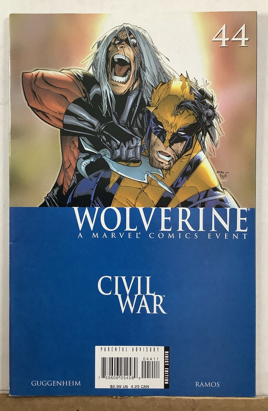 Wolverine #44 (2006) — Marvel Newsstand, Civil War, Wolverine vs. Nitro