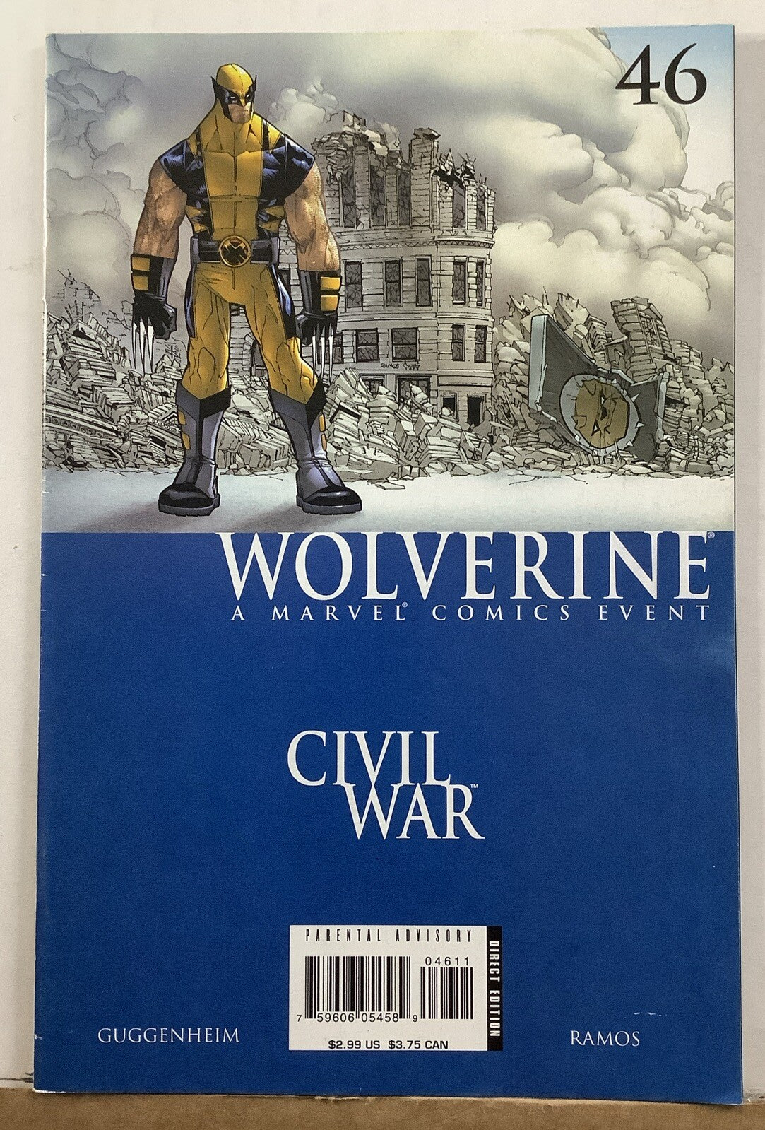 Wolverine #46 (2006) — Marvel Newsstand Edition, Emma Frost & Cyclops