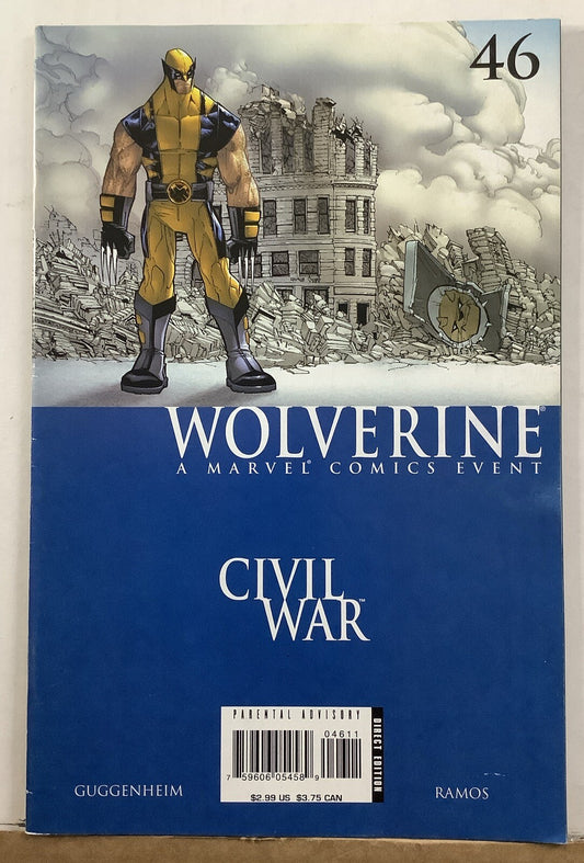Wolverine #46 (2006) — Marvel Newsstand Edition, Emma Frost & Cyclops