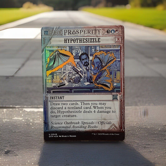Hypothesizzle — Outlaws of Thunder Junction Breaking News — Foil Uncommon — DM Vault Co.
