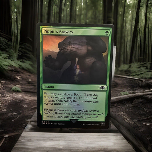 MTG LTR: Pippin's Bravery The Lord of the Rings: Tales of Middle-earth 0182 Foil