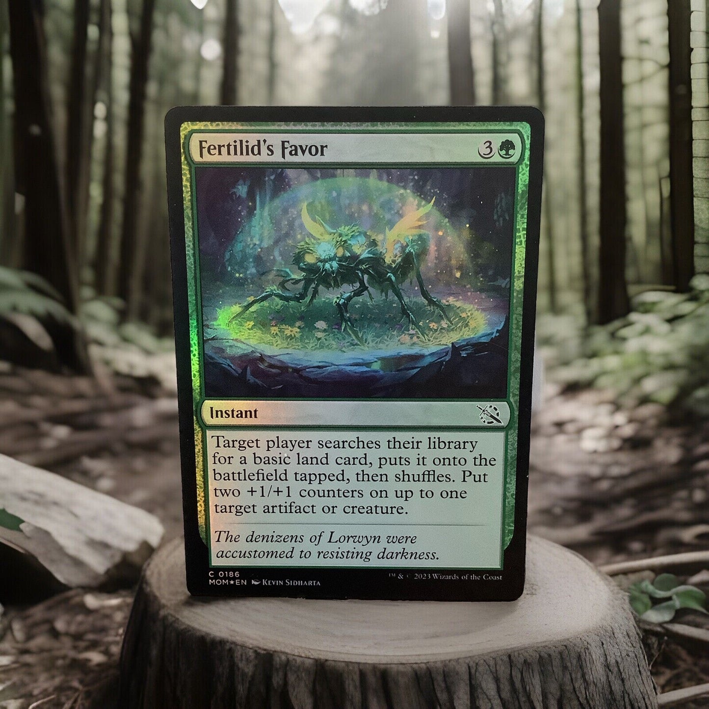 MTG ONE: Fertilid's Favor (Instant) March of the Machine 0186 Foil Common