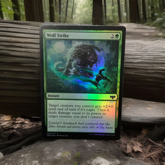 MTG VOW: Wolf Strike (Instant) Innistrad: Crimson Vow 228/277 Foil Common