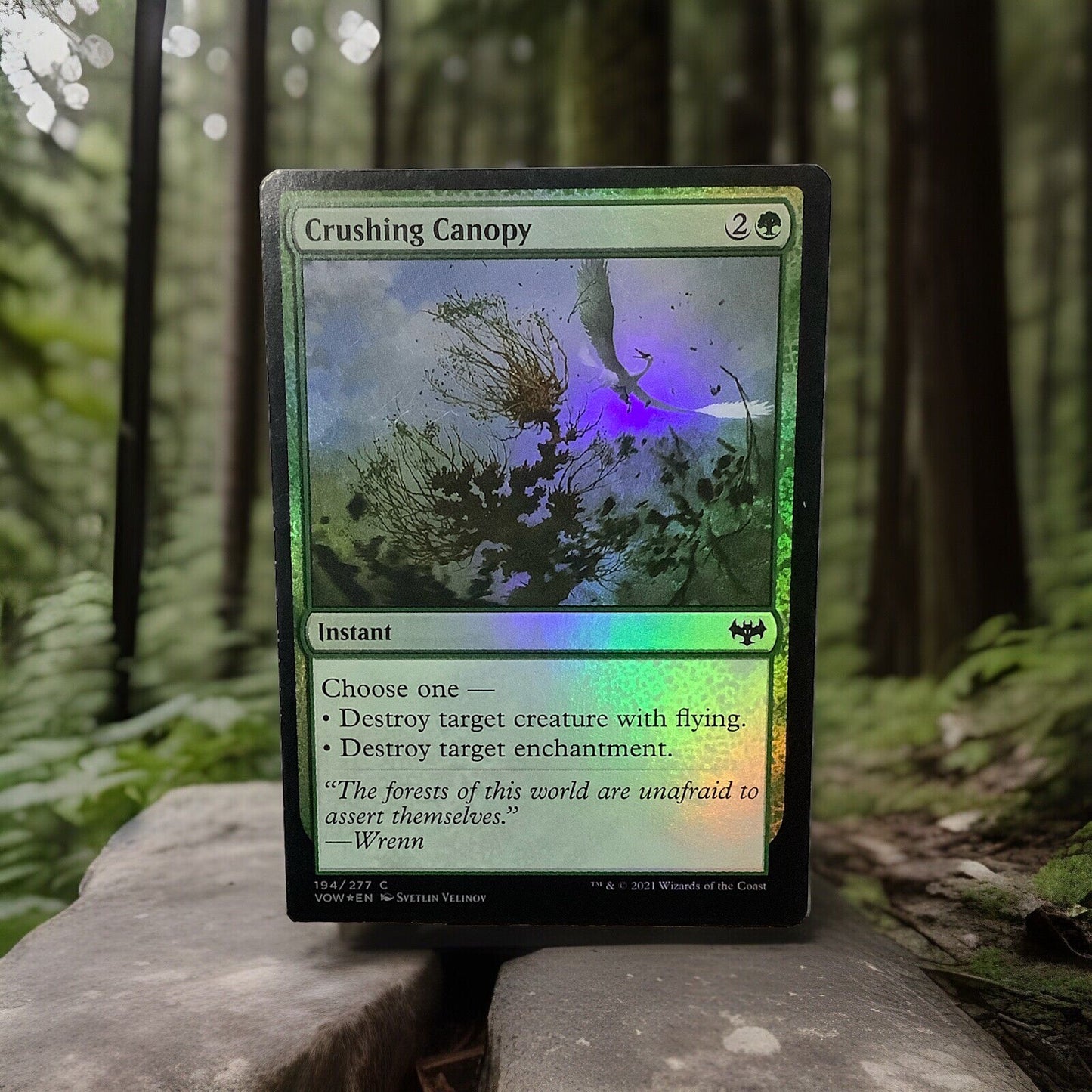 Crushing Canopy foil MTG instant Innistrad Crimson Vow 194/277