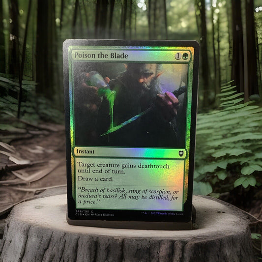 MTG CLB: Poison the Blade Commander Legends: Battle for Baldur's Gate Foil