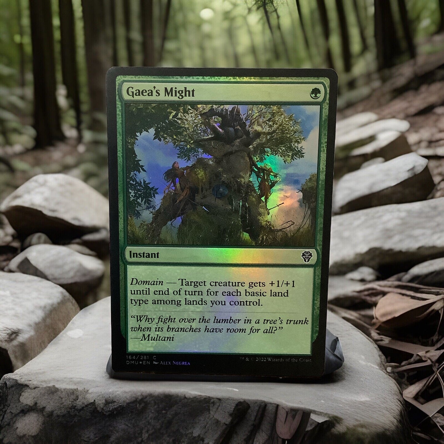 MTG DMU: Gaea's Might (Instant) Dominaria United 164/281 Regular Common Foil