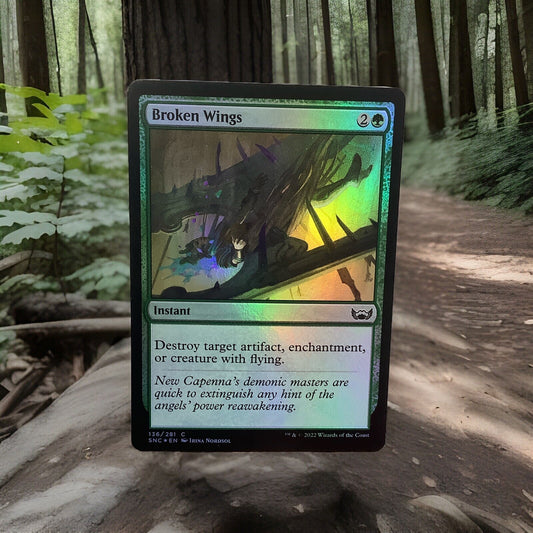 MTG SNC: Broken Wings (Instant) Streets of New Capenna 136 Regular Common Foil