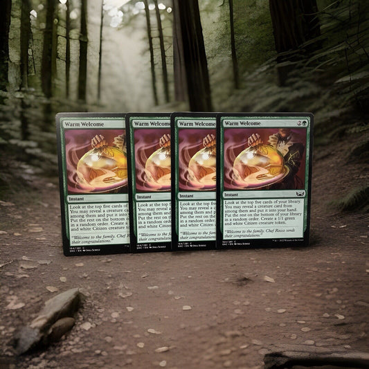 MTG SNC: X4 Warm Welcome (Instant) Streets of New Capenna 164/281 Regular Common