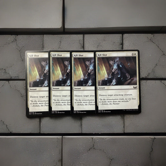 MTG SNC: X4 Kill Shot (Instant) Streets of New Capenna 019/281 Regular Common