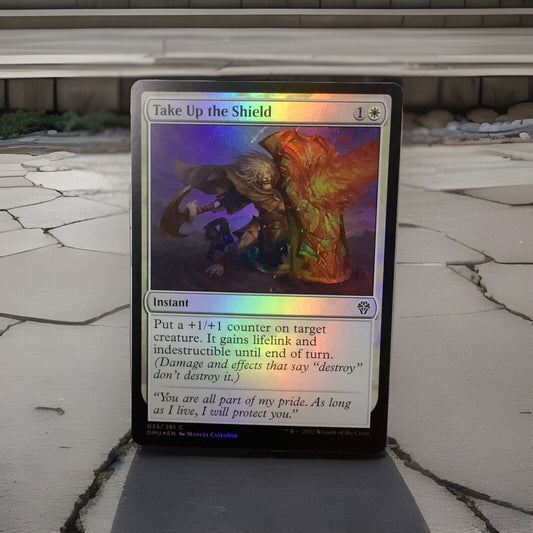 MTG DMU: Take Up the Shield (Instant) Dominaria United 035/281 Foil Common