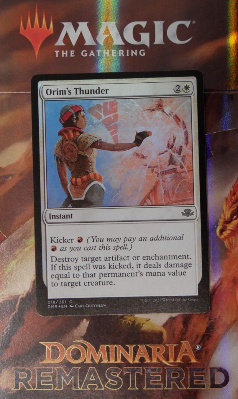 Orim’s Thunder DMR 018 Foil MTG card DM Vault Co.