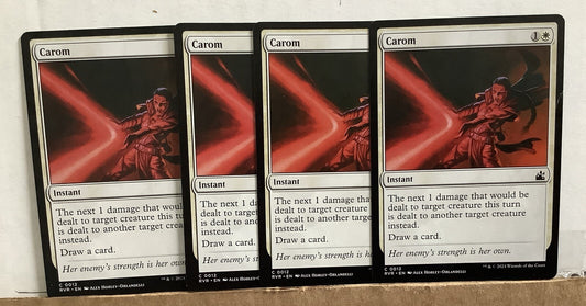 MTG RVR: X4 Carom (Instant) Ravnica Remastered 0012 Regular Common