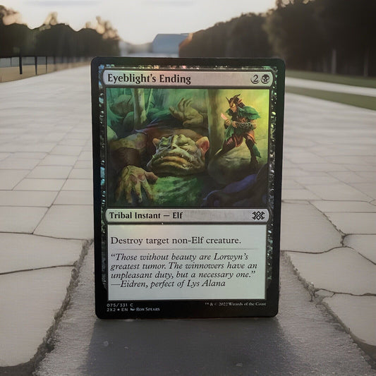 Eyeblight's Ending Foil 2X2 075 MTG Elf tribal removal card | DM Vault Co