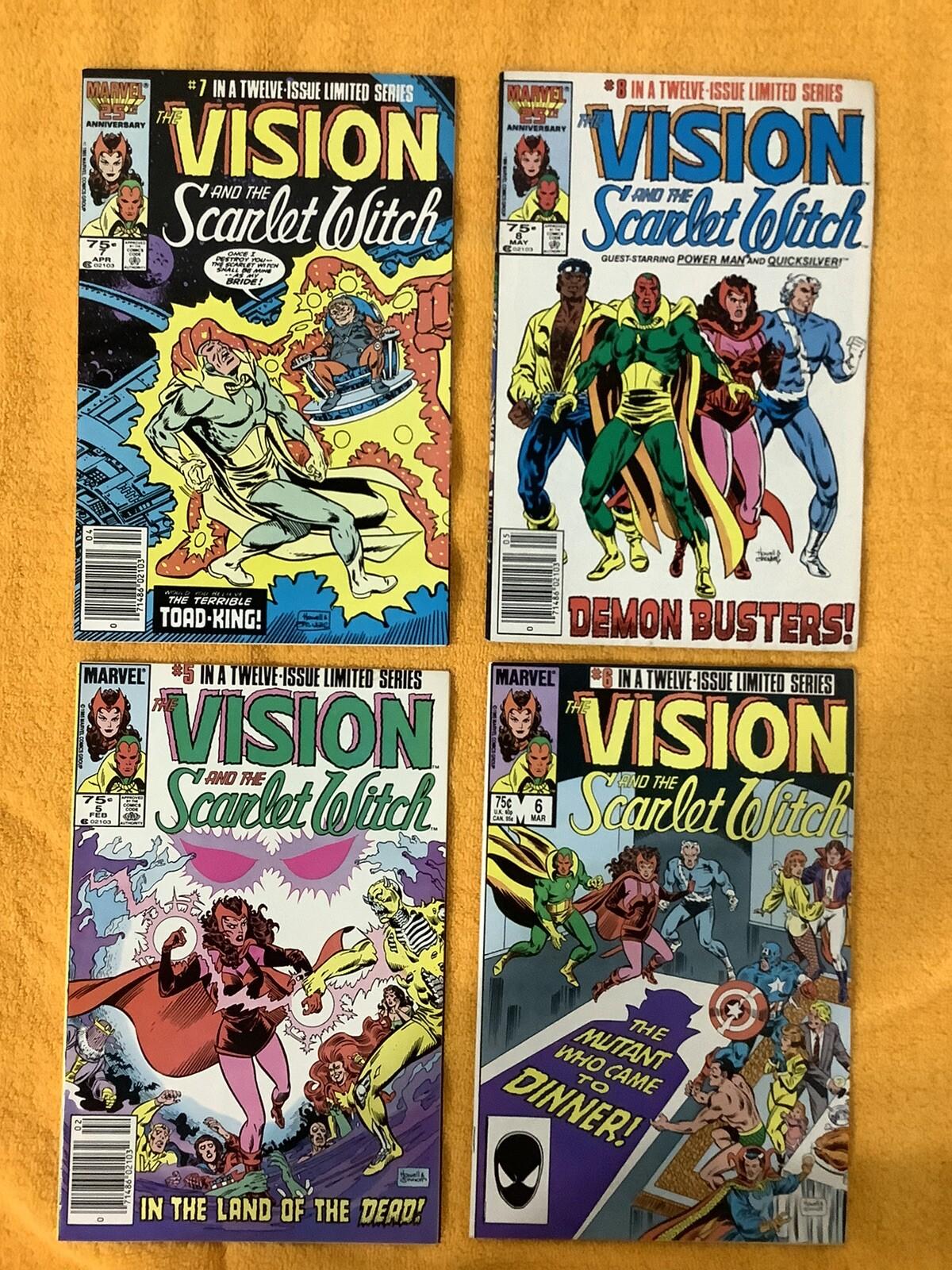 Vision and the Scarlet Witch #2–8 Comic Lot | Marvel Limited Series Bundle