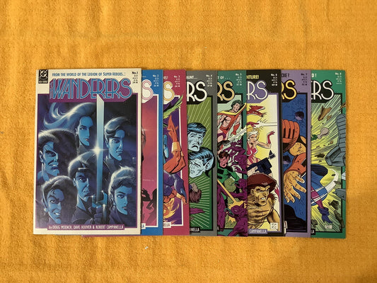 The Wanderers comic book set #1–8 (DC Comics 1988)