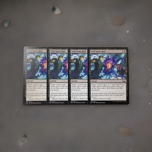 MTG SNC: X4 Deal Gone Bad Streets of New Capenna 074/281 Regular Common