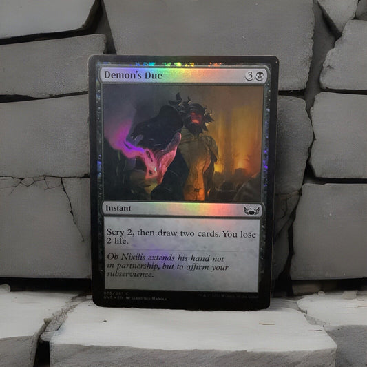 Demon’s Due foil MTG Streets of New Capenna
