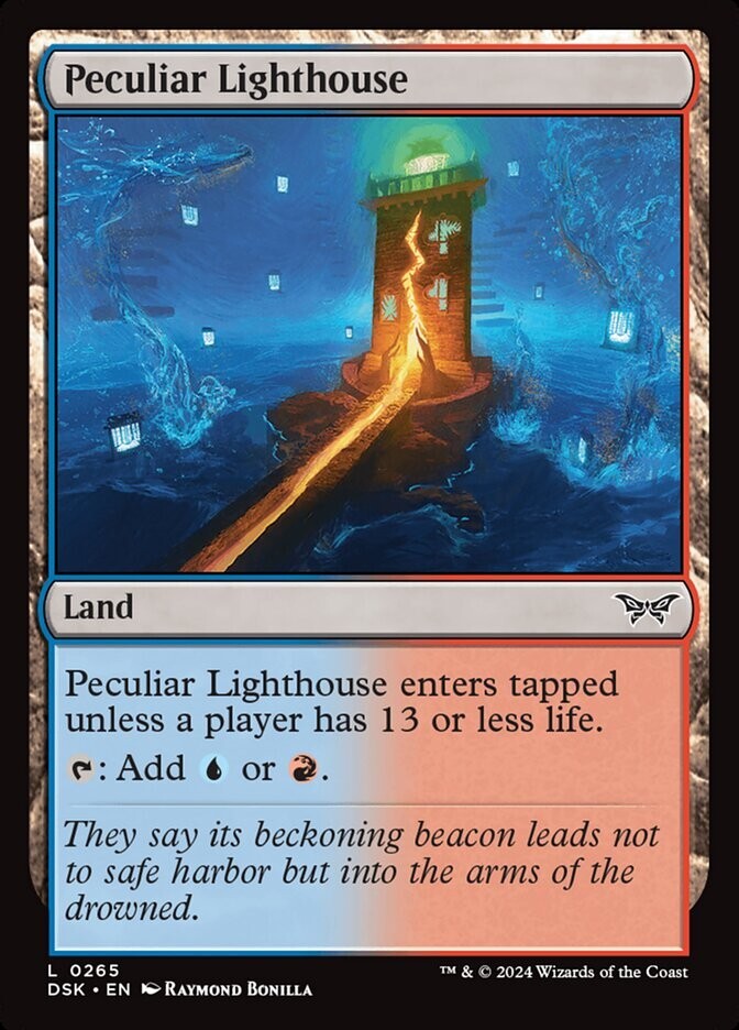 Peculiar Lighthouse DSK 265 regular finish MTG card from DM Vault Co.