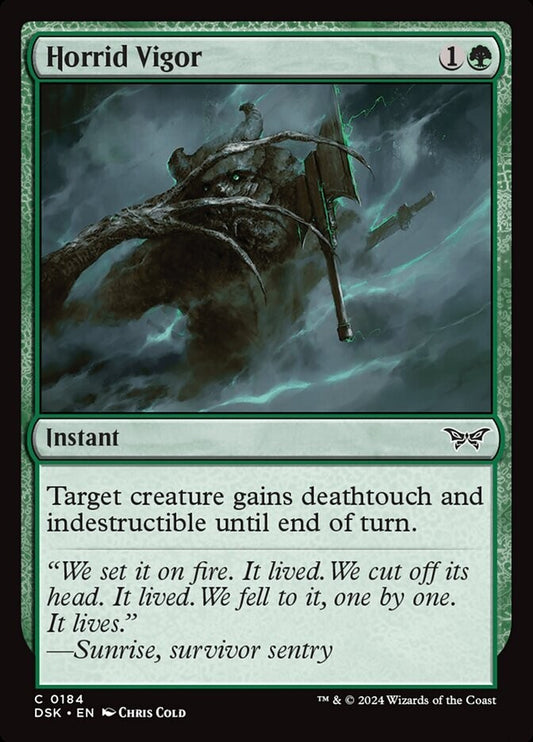 MTG DSK: Horrid Vigor (Instant) 0184 Duskmourn: House of Horror Regular