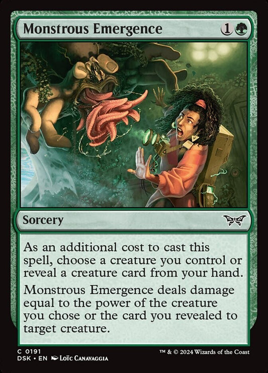 MTG DSK: Monstrous Emergence (Sorcery) 0191 Duskmourn: House of Horror Regular