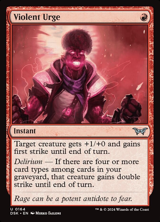Violent Urge DSK 164 Regular MTG card DM Vault Co.