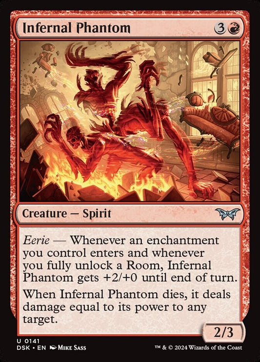Infernal Phantom Magic the Gathering card from Duskmourn House of Horror