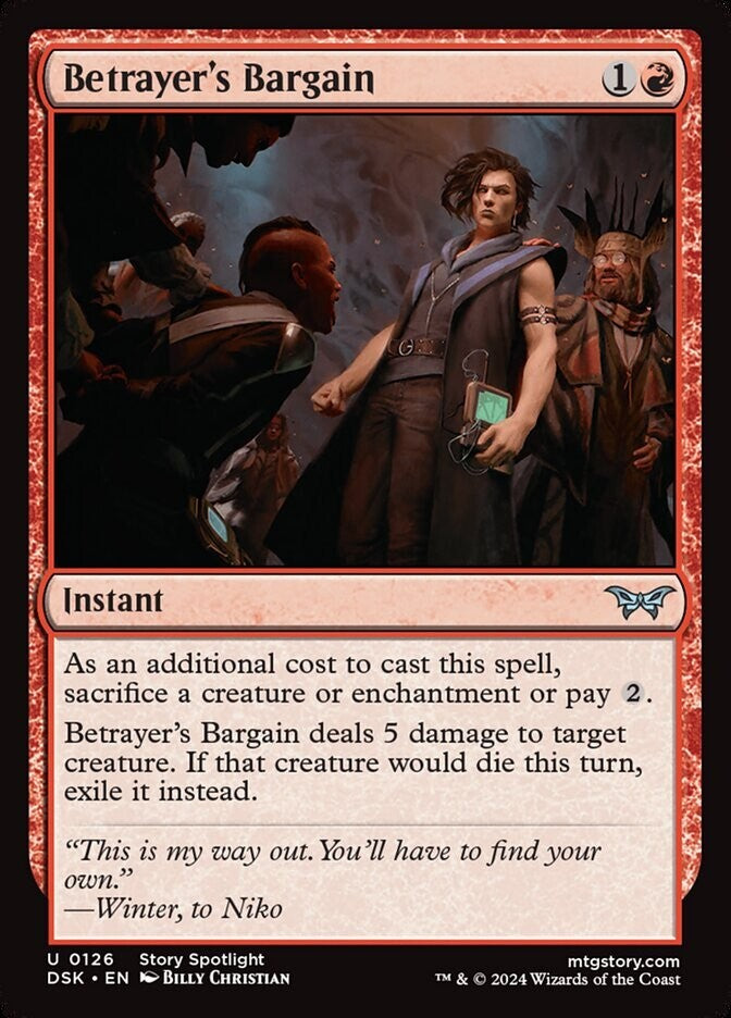 Betrayer's Bargain DSK 126 Regular MTG card DM Vault Co.