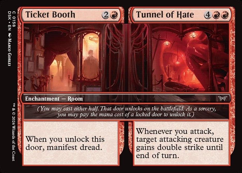 Ticket Booth // Tunnel of Hate DSK 158 Regular MTG Card DM Vault Co