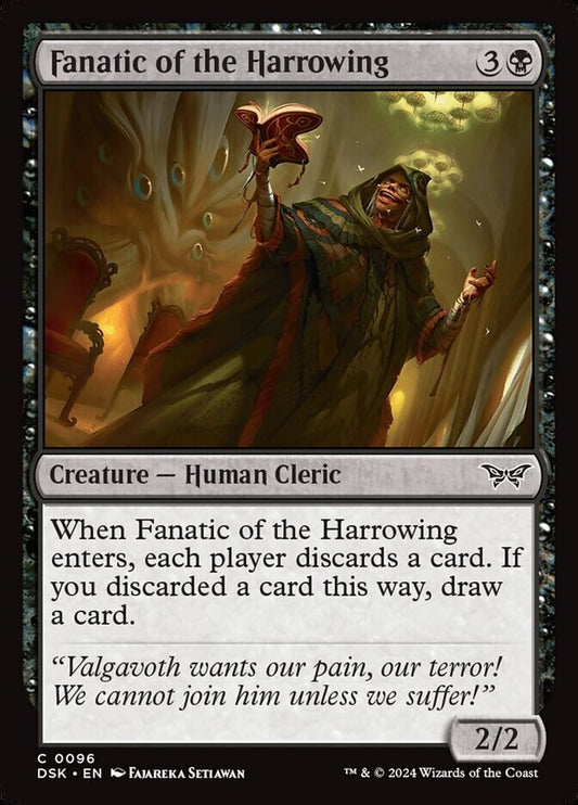 MTG DSK: Fanatic of the Harrowing (Creature Human Cleric) Regular Common 0096