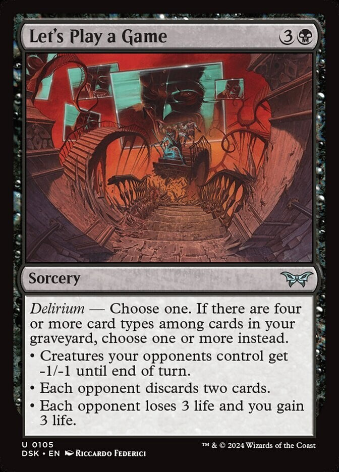 MTG DSK: Let's Play a Game (Instant) Regular Uncommon 0105 Duskmourn