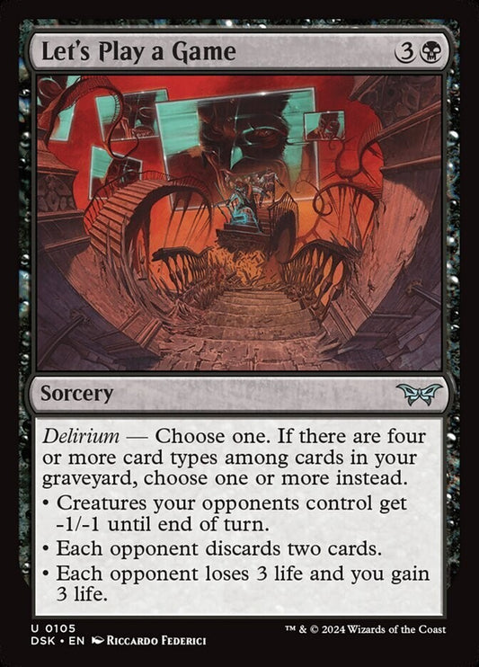 MTG DSK: Let's Play a Game (Instant) Regular Uncommon 0105 Duskmourn