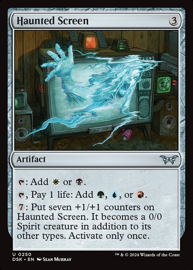 Haunted Screen — Duskmourn House of Horror — Uncommon — 250
