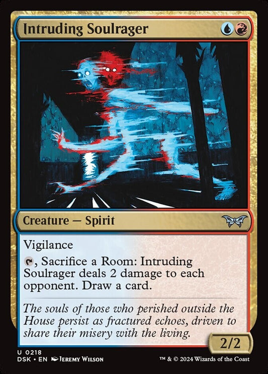 Intruding Soulrager Duskmourn MTG Spirit creature card 0218

