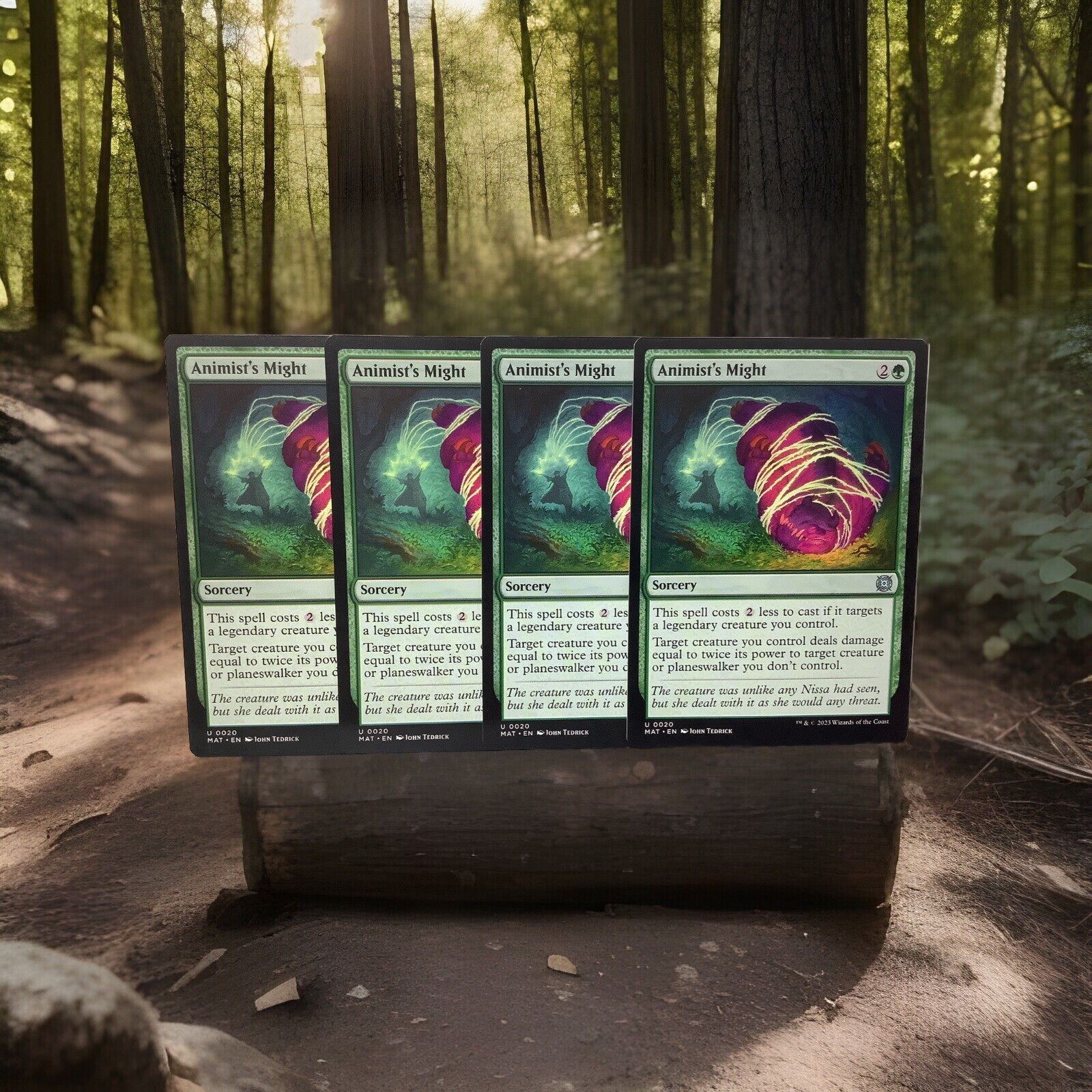 Magic: The Gathering March of the Machine The Aftermath Animist’s Might sorcery card