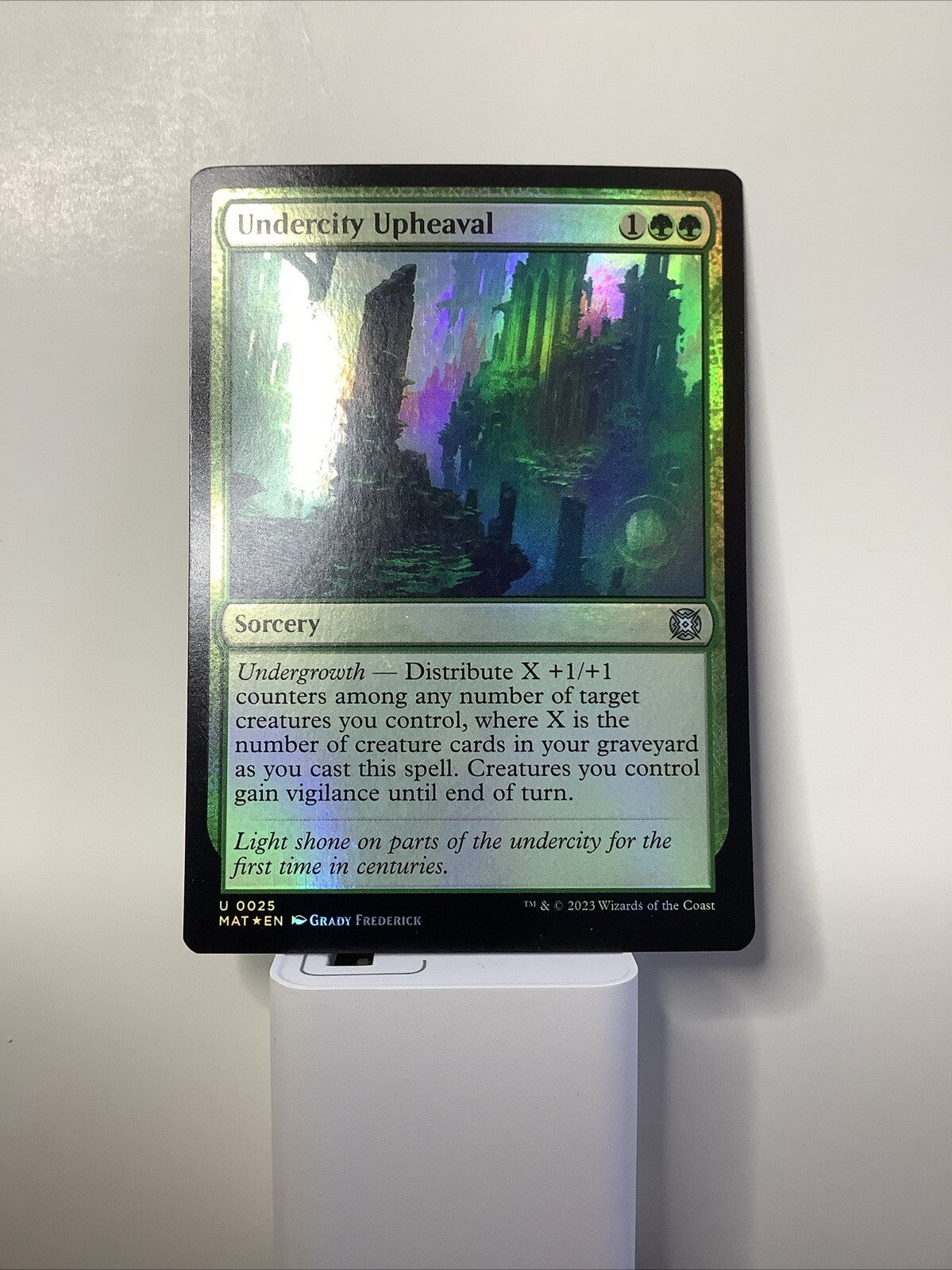 MTG MAT: Undercity Upheaval (Sorcery) Regular Foil Uncommon 0025
