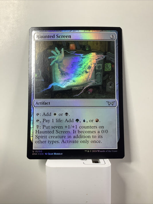 Haunted Screen — Duskmourn House of Horror — Foil Uncommon — 250
