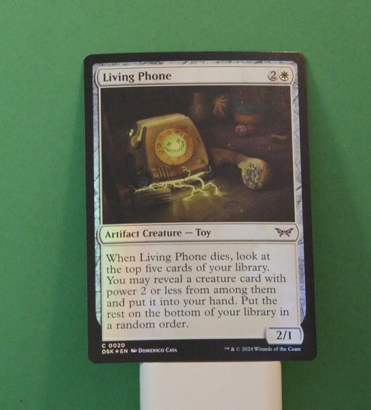 MTG DSK: Living Phone (Artifact Creature Toy) Regular Foil 020 Duskmourn