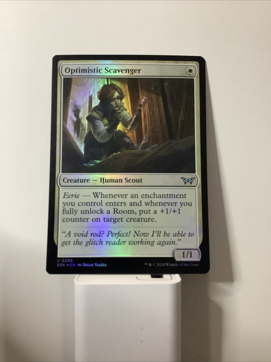 MTG DSK: Optimistic Scavenger (Creature Human Scout) Regular Uncommon 0288 Foil