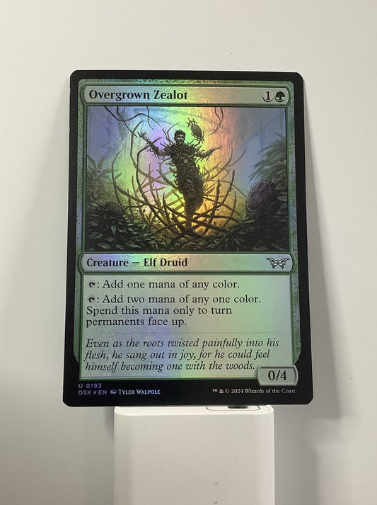 MTG DSK: Overgrown Zealot (Creature Elf Druid) Regular Uncommon Foil