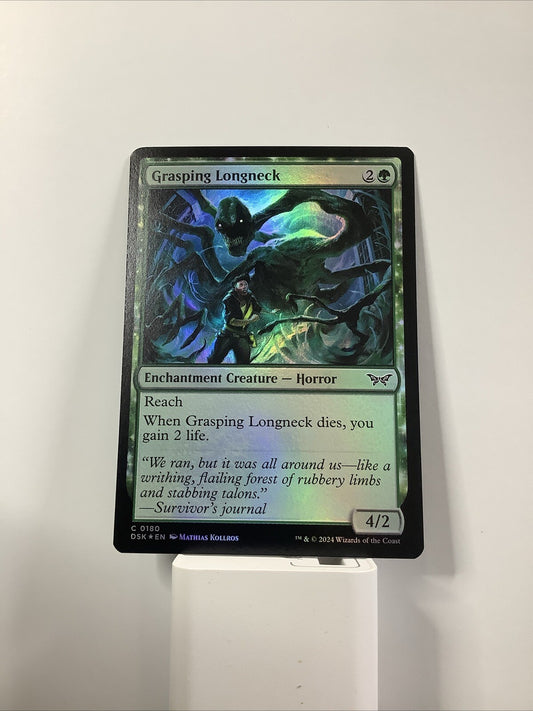 MTG DSK: Grasping Longneck (Enchantment Creature Horror) Regular Foil 0180