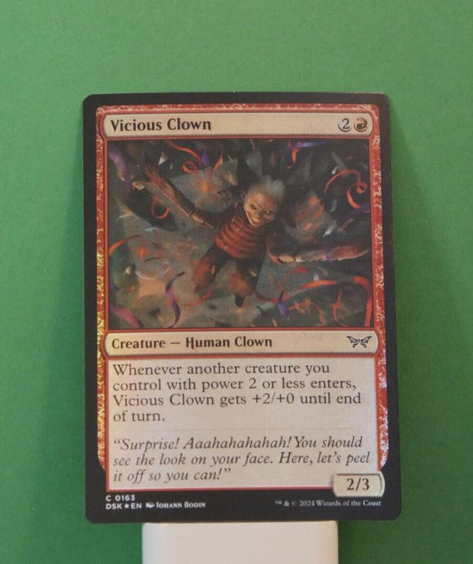 Vicious Clown Foil DSK 163 MTG Go Wide Aggro