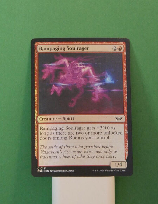 Rampaging Soulrager DSK 151 Foil MTG Spirit creature card