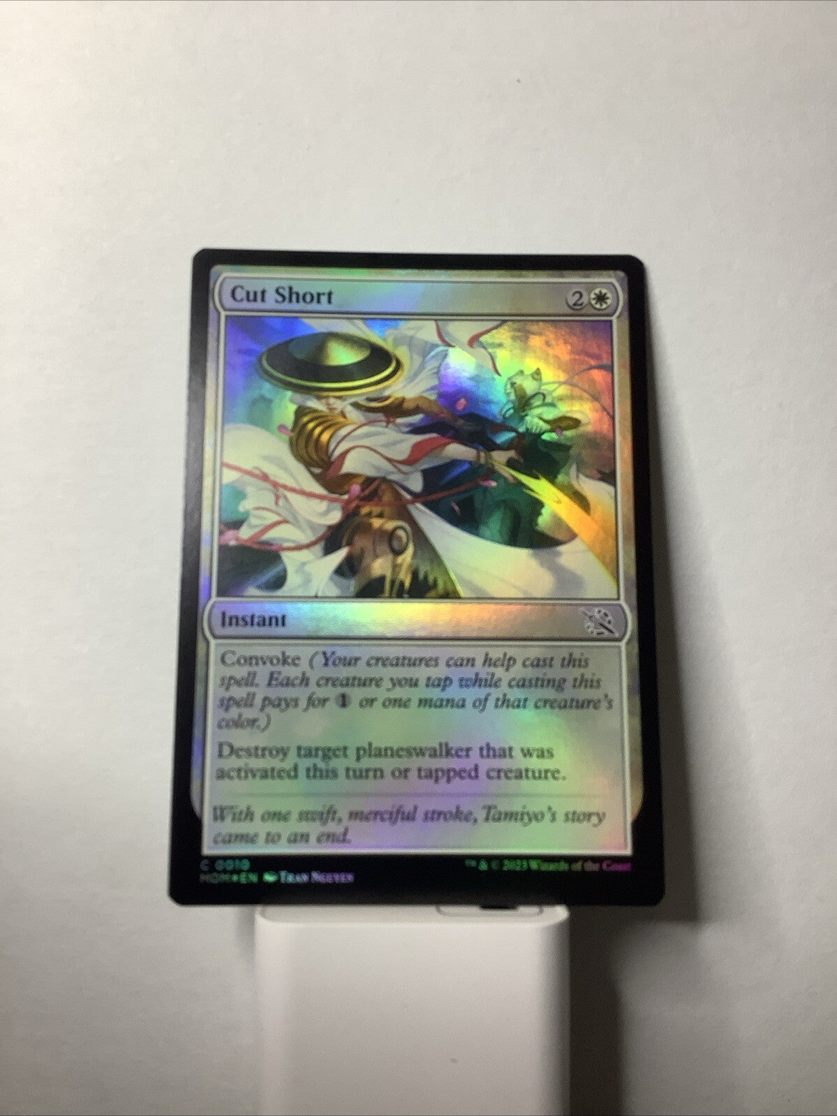 March of the Machine Cut Short #19 in foil finish.