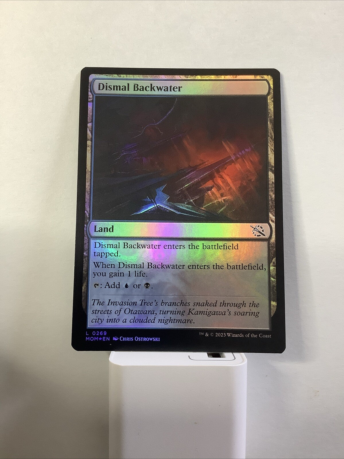 March of the Machine Dismal Backwater #269 in foil finish.