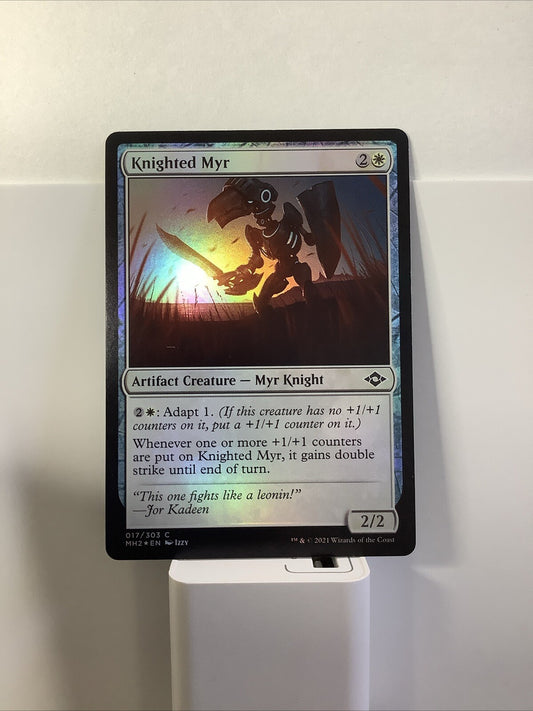 MTG MH2: Knighted Myr (Artifact Creature Myr Knight) Common Foil 017/303