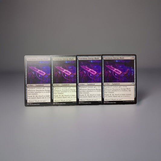 Enormous Energy Blade NEO 096 x4 playset Regular MTG cards DM Vault Co.