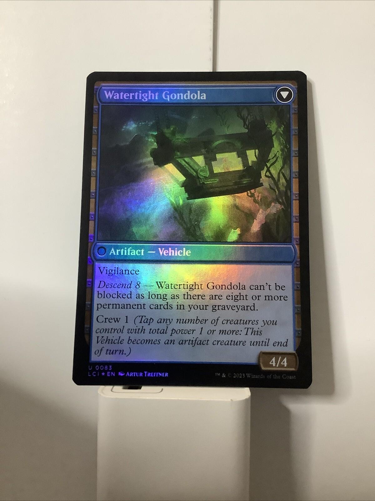 MTG LCI: Waterlogged Hulk Watertight Gondola (Artifact) Uncommon Foil 083